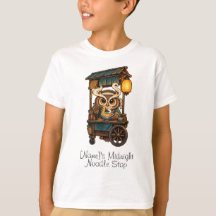 Owl Ramen Cart Lantern Nachtmarkt T-Shirt