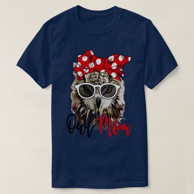 Owl Shirt Owl Mama Bandana (Design vorne)