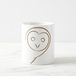 Owl Sketch-Tasse Kaffeetasse