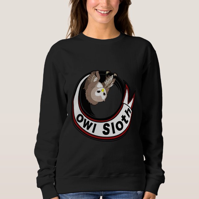 Owl Sloth Sweatshirt (Vorderseite)