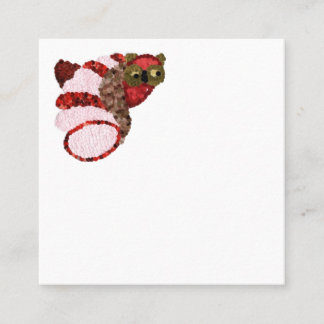 Owl Square Discount Card Rabattkarte