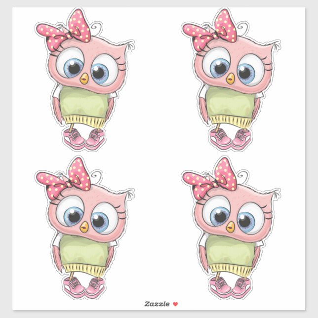 Owl Sticker (Blatt)