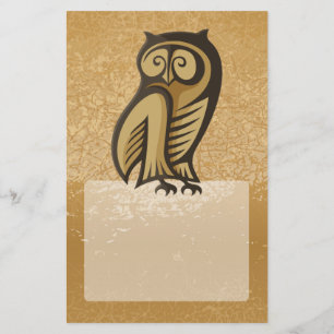 Owl Symbol Color Flyer