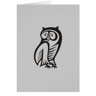 Owl-Symbol Schwarz
