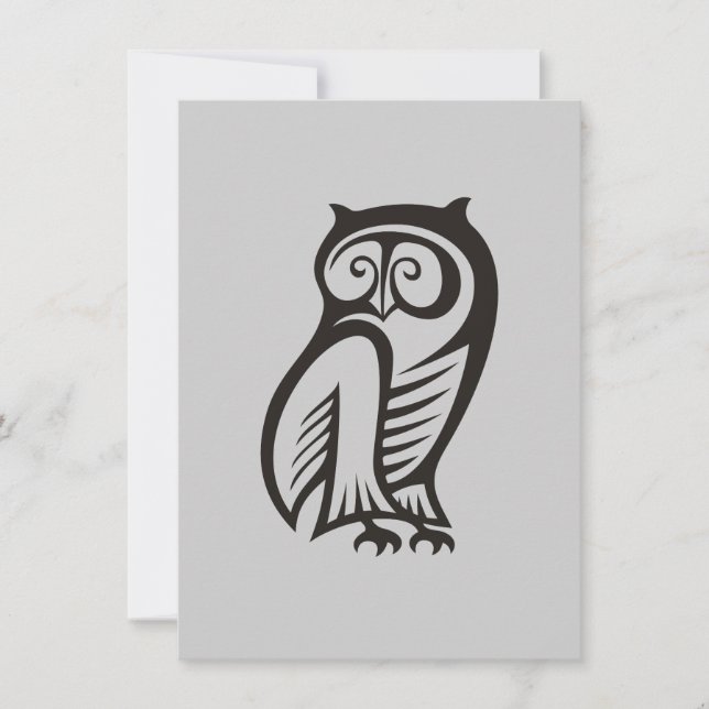 Owl-Symbol Schwarz (Vorderseite)