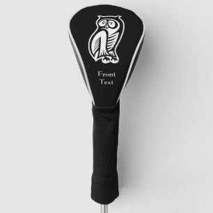 Owl Symbol Weiß Golf Headcover