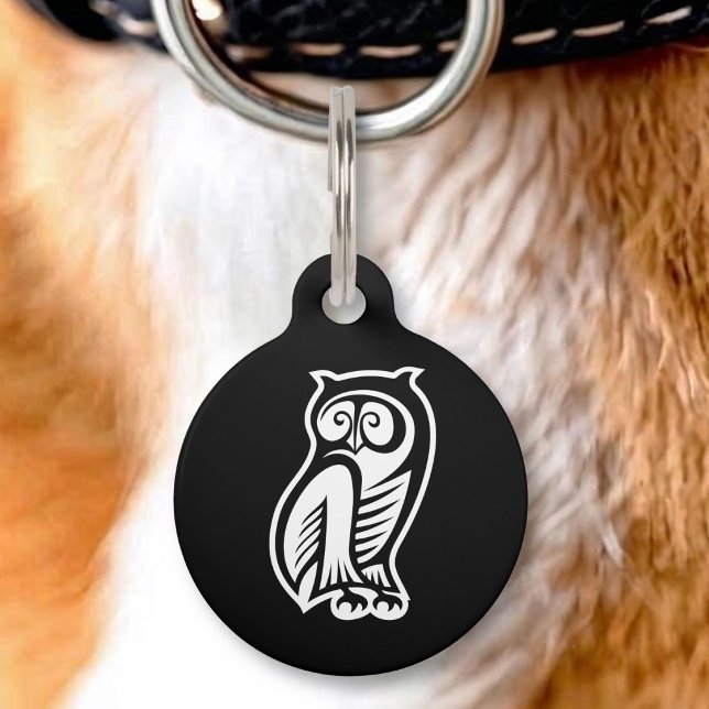 Owl Symbol Weiß Tiermarke (Von Creator hochgeladen)