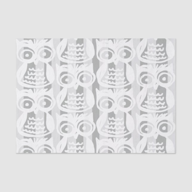 Owl Tissue Paper Seidenpapier (Vorderseite)