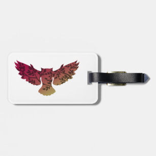 Owl Tree Gepäckanhänger