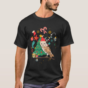 Owl Uggli Christmas Gnome Strick T-Shirt