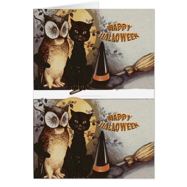 Owl und Cat Halloween (Vorne)