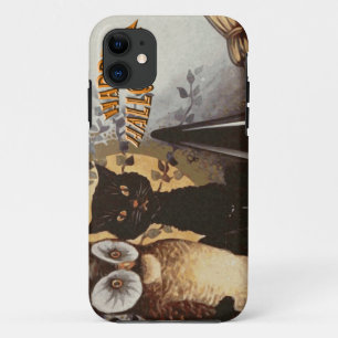 Owl und Cat Halloween Case-Mate iPhone Hülle