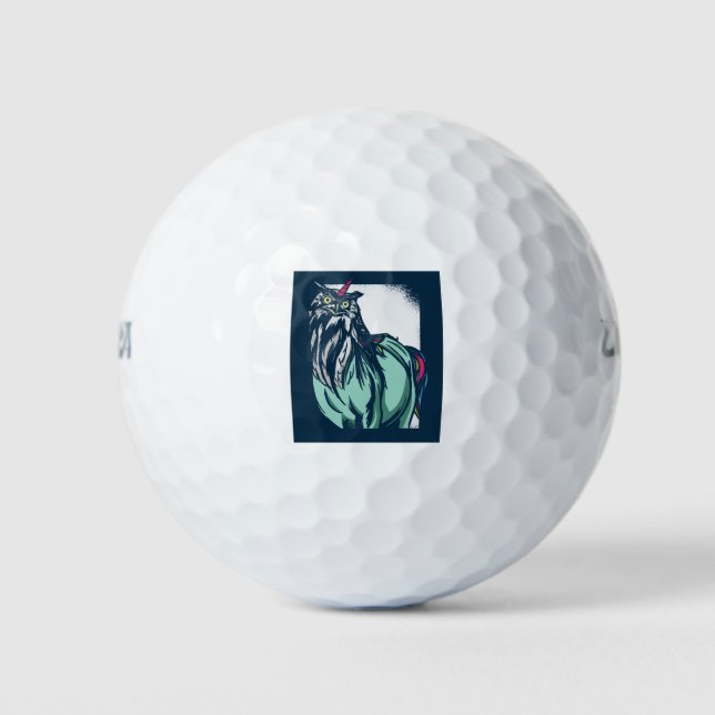 Owl Unicorn Golfball (Vorderseite)