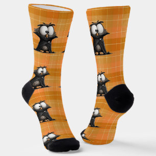 Owl Vampir Halloween Socken