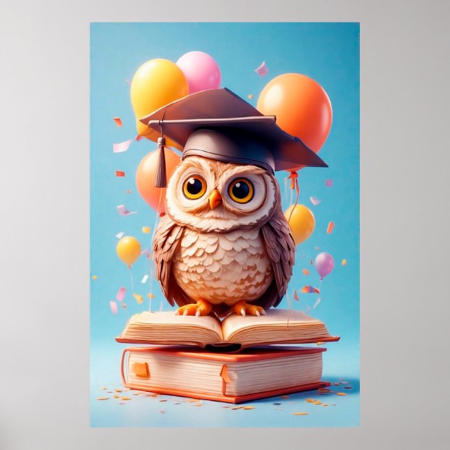 Owl Wear Abschluss Poster (Vorne)