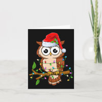Owl Wear Weihnachtsmannmütze Xmas - Birds Owl Love