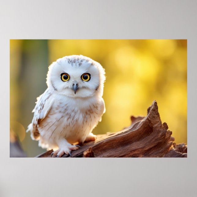 Owl Wild Bird Animal Tranquile Friedlich Poster (Vorne)
