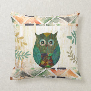 Owl Wisdom Stammmotif Kissen