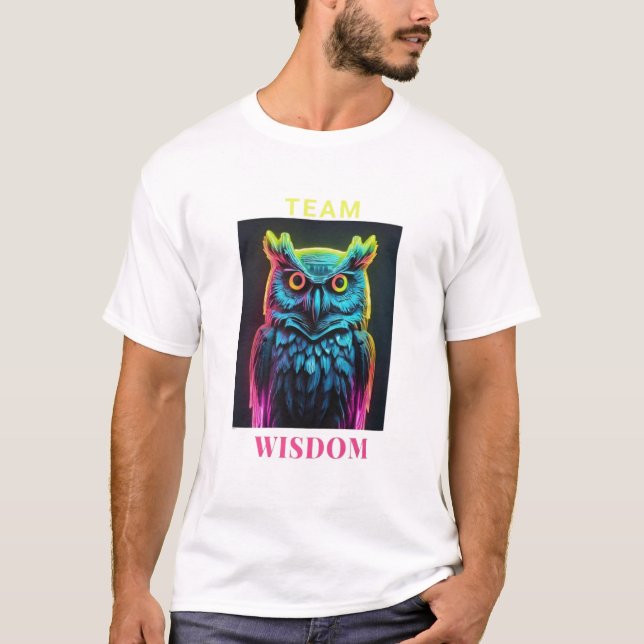 "OWL WISDOM TEAM" T-Shirt (Vorderseite)
