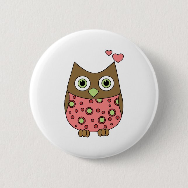 Owl WIth-Liebe Button (Vorderseite)