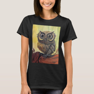 Owl Women's Bella+Leinwand Jersey V-Neck T - Shirt