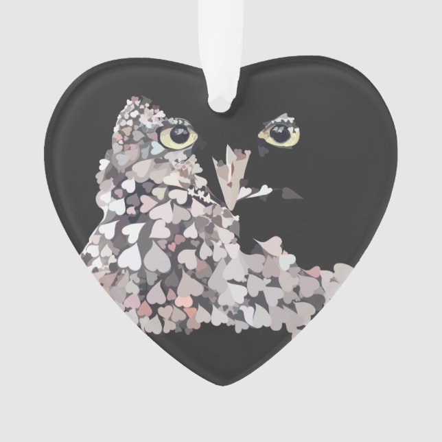 Owl you my Heart Ornament (Vorderseite)