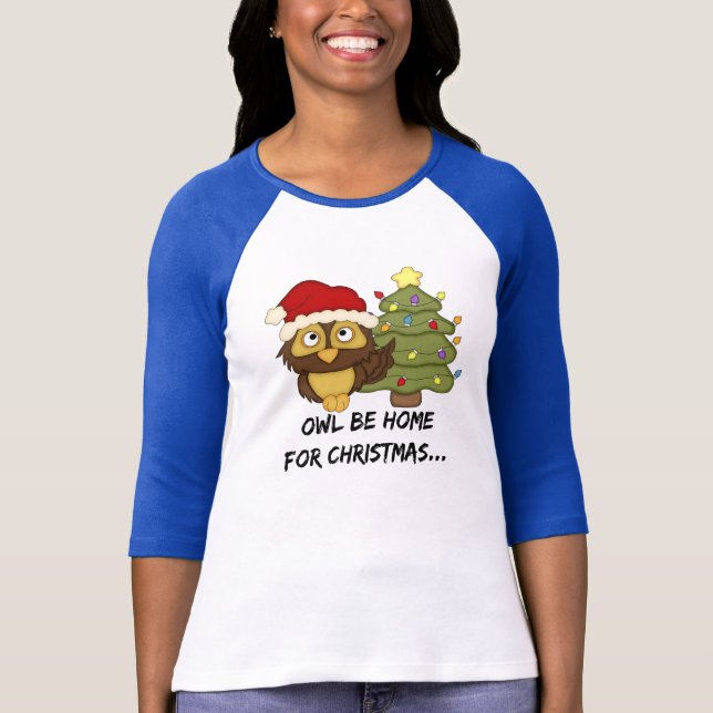 OwlBeHome4Christmas T-Shirt (Vorderseite)