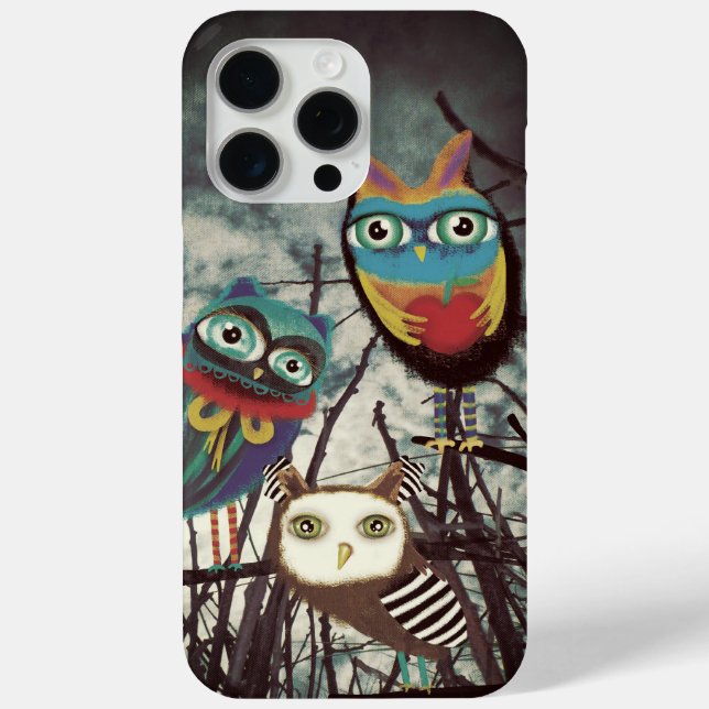 Owlies Owly Owls Case-Mate iPhone Hülle (Rückseite)