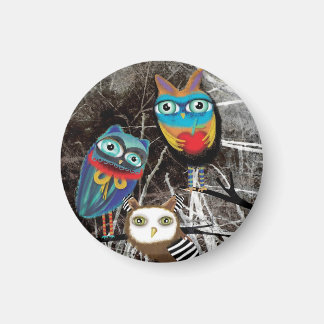 Owlies Owly Owls Magnet