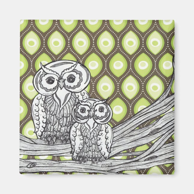 Owls 11 Magnet (Vorne)