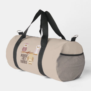Owls auf einer Zweigniederlassung niemand ist perf Duffle Bag