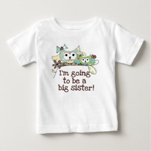 Owls Future Big Sister Baby T-shirt