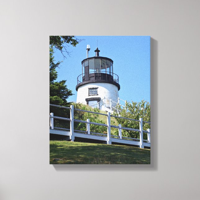 Owls Head Lighthouse, Maine Canvas Print Leinwanddruck (Vorderseite)