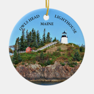 Owls Head Lighthouse, Maine Ornament
