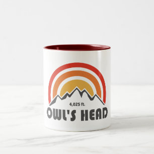 Owl's Head New Hampshire Zweifarbige Tasse