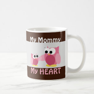 Owls - Meine Mutter, mein Herz - Muttertag - Tasse