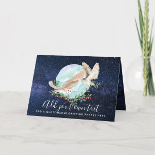 Owls Personalisiert Karte