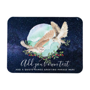 Owls Personalisiert Magnet