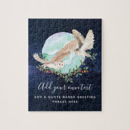 Owls Personalisiert Puzzle