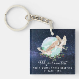 Owls Personalisiert Schlüsselanhänger