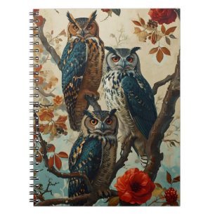 Owls Vintag Notizblock