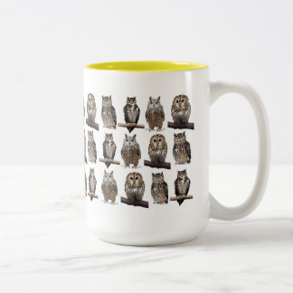 Owls Zweifarbige Tasse