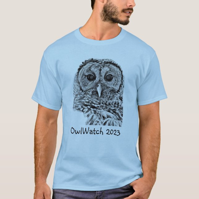 OwlWatch - Barred Owl 2023 (hell) T-Shirt (Vorderseite)