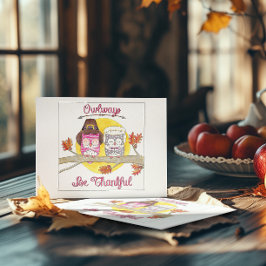 Owlways dankbar Inspiration Postkarte