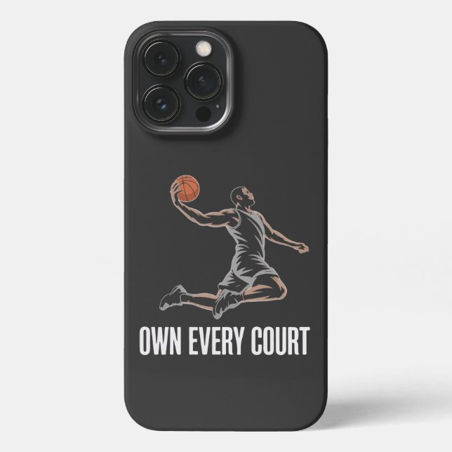 Own Every Court Sports Mixed iPhone Hülle (Rückseite)