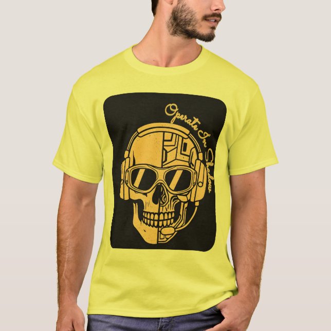 Own The Night – Tactical Skull Operator T-Shirt (Vorderseite)