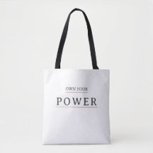 Own Your Power Minimal Typography | Motivational Q