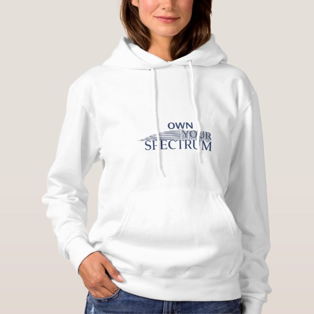 Own Your Spectrum – Autism Awareness Month Blue  Hoodie (Vorderseite)