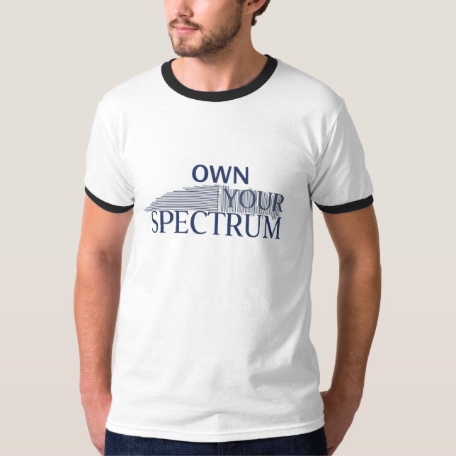 Own Your Spectrum – Autism Awareness Month Blue  T-Shirt (Vorderseite)