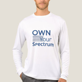 Own Your Spectrum – Autism Awareness Month Blue  Tri-Blend Shirt